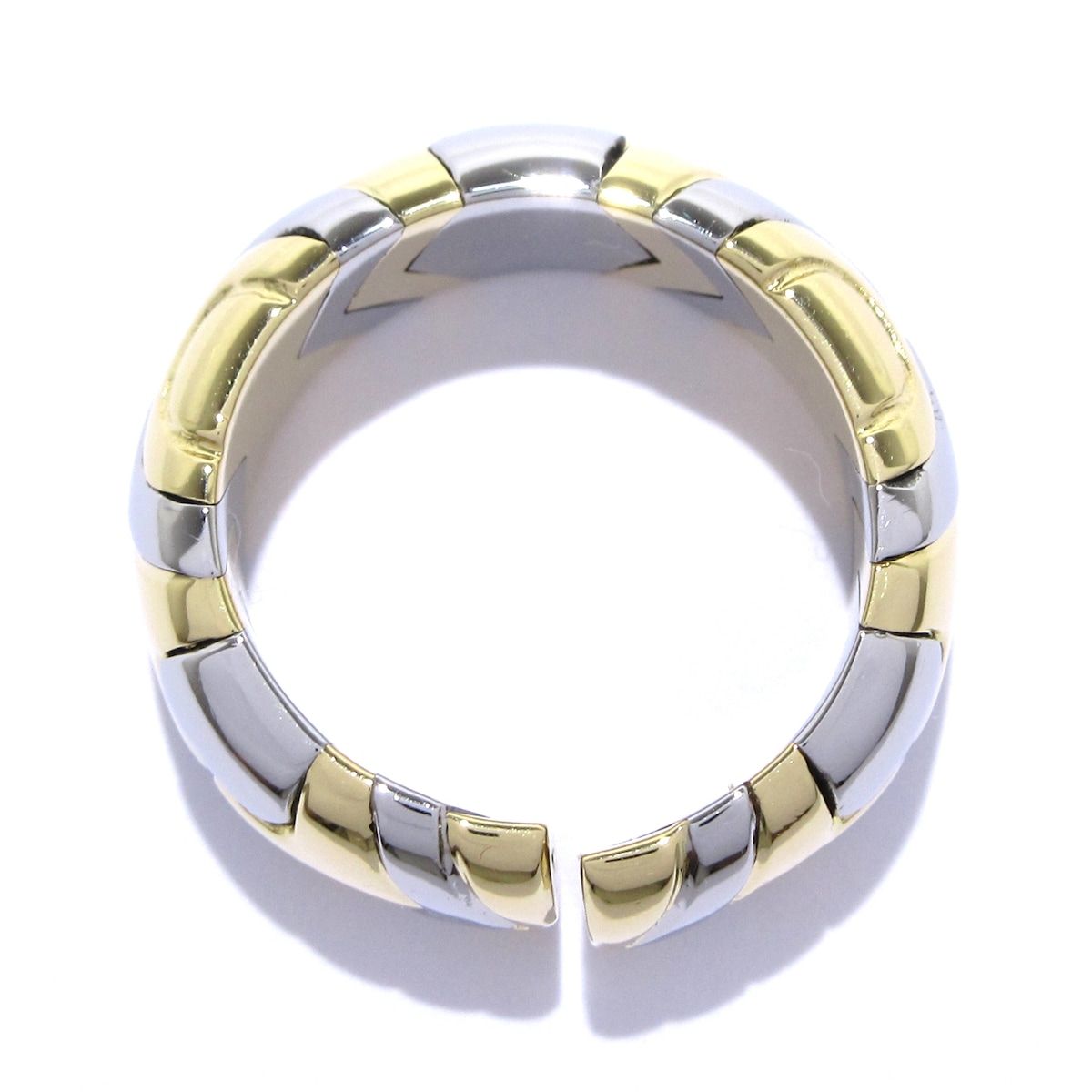 BVLGARI(ブルガリ) リング美品 アルベアーレ K18YG×シルバー