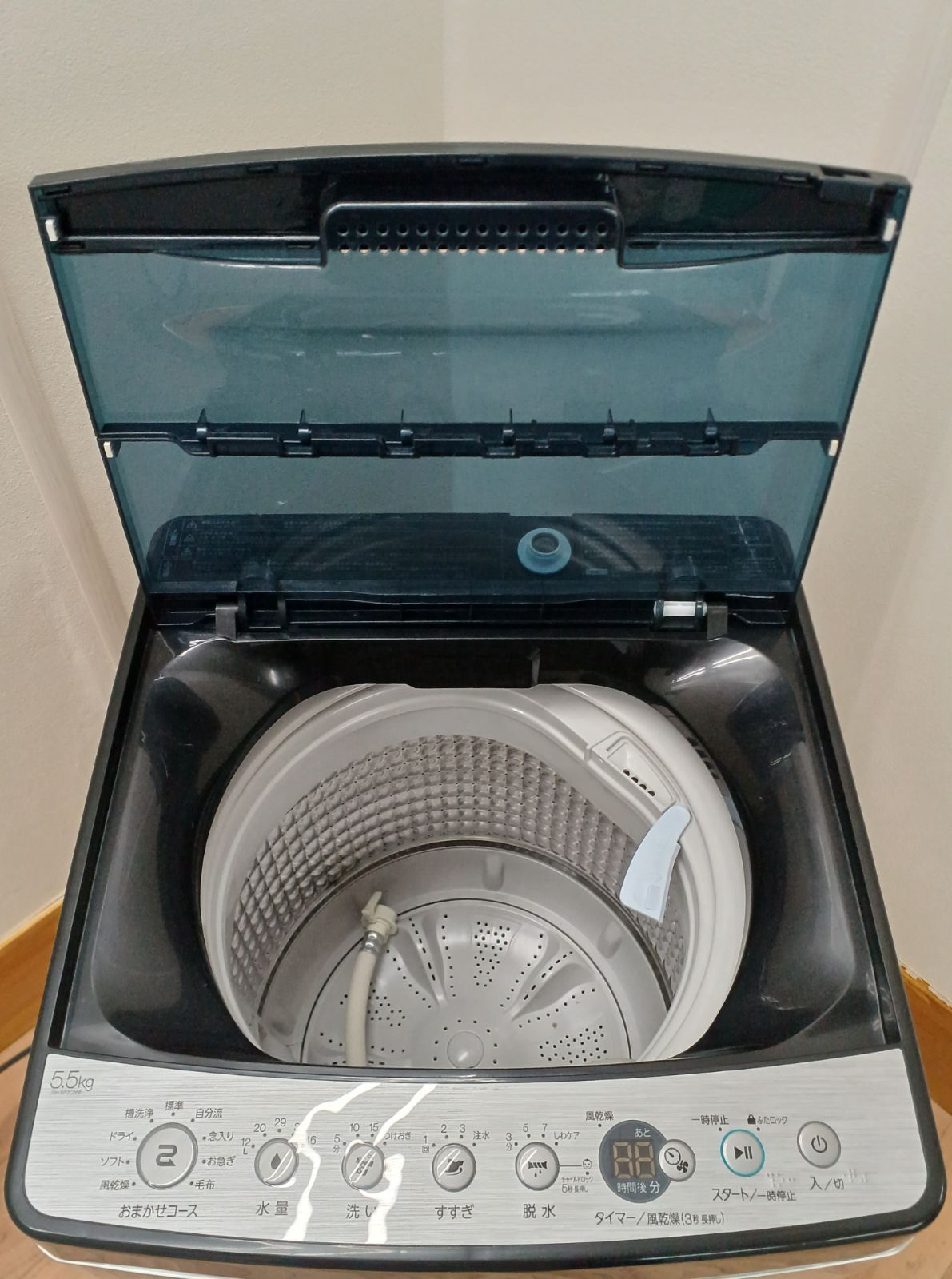 ハイアール 全自動洗濯機 容量5.5kg 2020年製 JW-XP2C55F 中古美品 