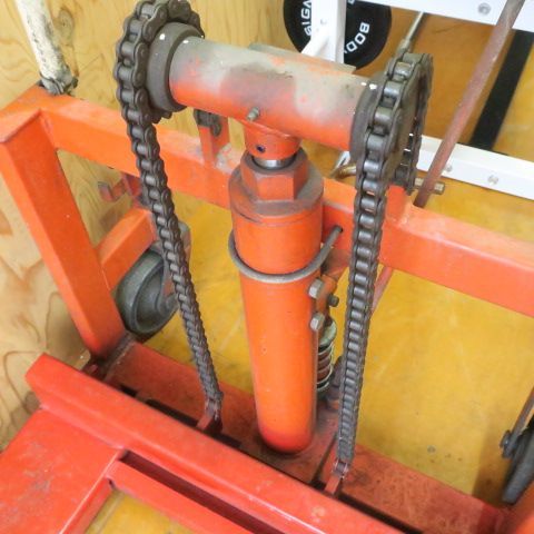 BISHAMON 手動式油圧リフター スクーパー LV50 ハンドパレット ハンド