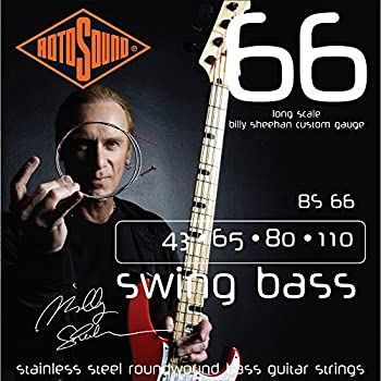 -非常に良い ROTOSOUND|ロトサウンド ROT-BS66 43-110 Billy Sheehan set ベース弦