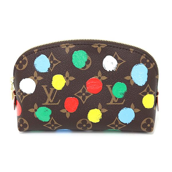 ルイヴィトン LV×YK ポシェット･コスメティック PM モノグラム ペインティッド ドット 草間彌生 ポーチ