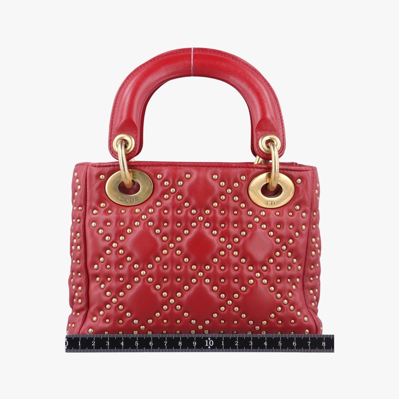 クリスチャンディオールChristian Diorレディディオールレッドラムスキン28-MA-0117