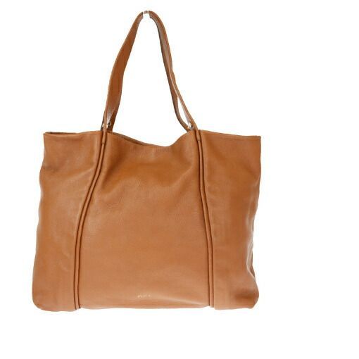 【中古】 フルラ(Furla) レザー トートバッグ ブラウン 08GA541