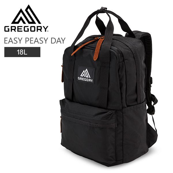 グレゴリー GREGORY バックパック 18L イージー ピージー デイ 1038681041 ブラック EASY PEASY DAY リュック メンズ レディース ナイロン ファッション GRE-0049-000