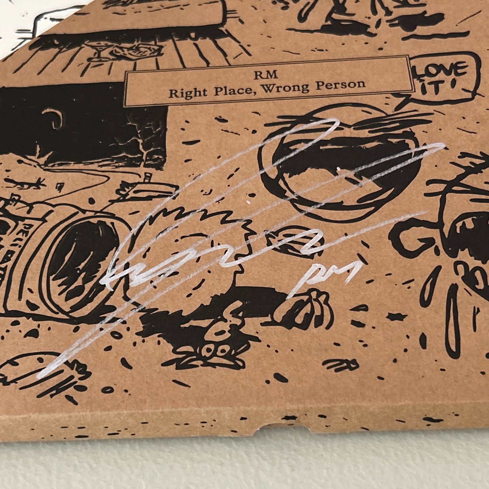 RM 直筆サイン「Right Place, Wrong Person」非売品 - メルカリ