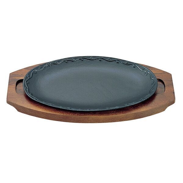 アサヒ ステーキ皿 唐草 A-104-32 (鉄皿278×175) - メルカリ