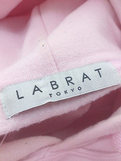 LABRAT オーバーサイズ 薔薇 バラ メタルロゴ パーカー 13800