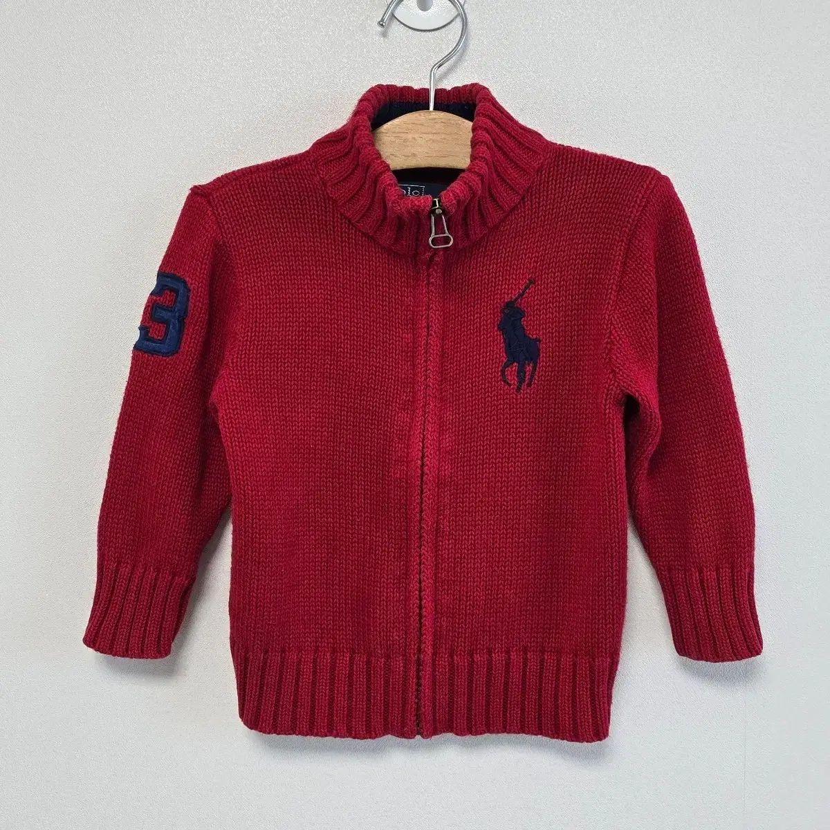 【雷市場（ポンジャン）商品韓国直送】 18m ポロ Ralph Lauren(ラルフローレン) キッズ ニット ジップアップ