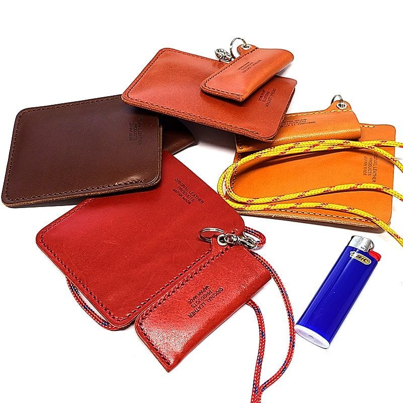 栃木レザー 携帯灰皿 ライターケース 5点セット 喫煙具 BICライター