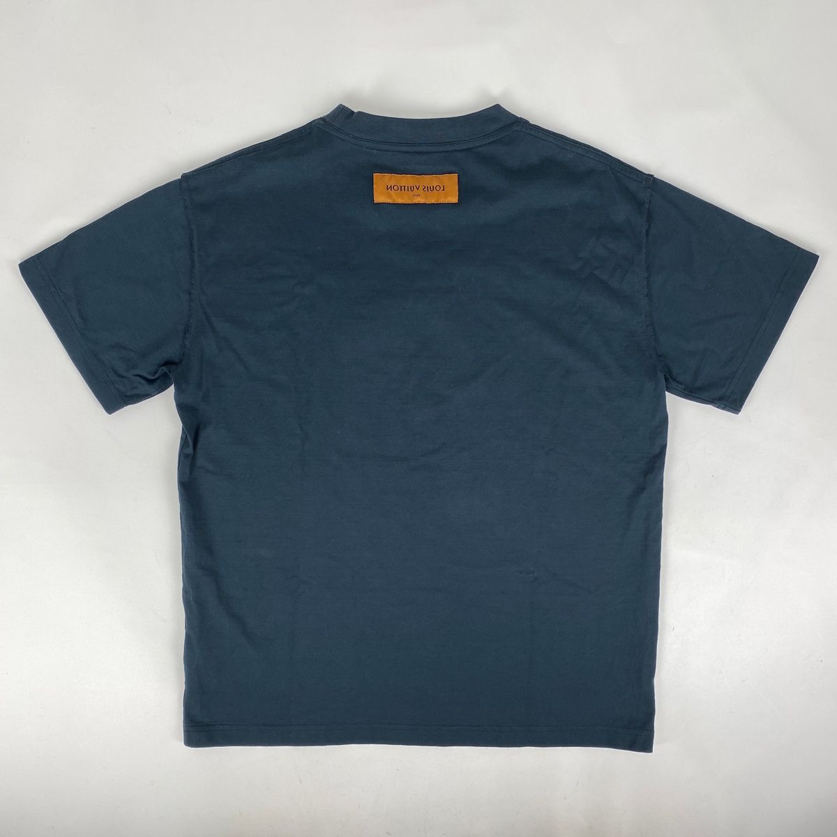ルイヴィトン LOUIS VUITTON LVロゴ Tシャツ 黒 S メンズ
