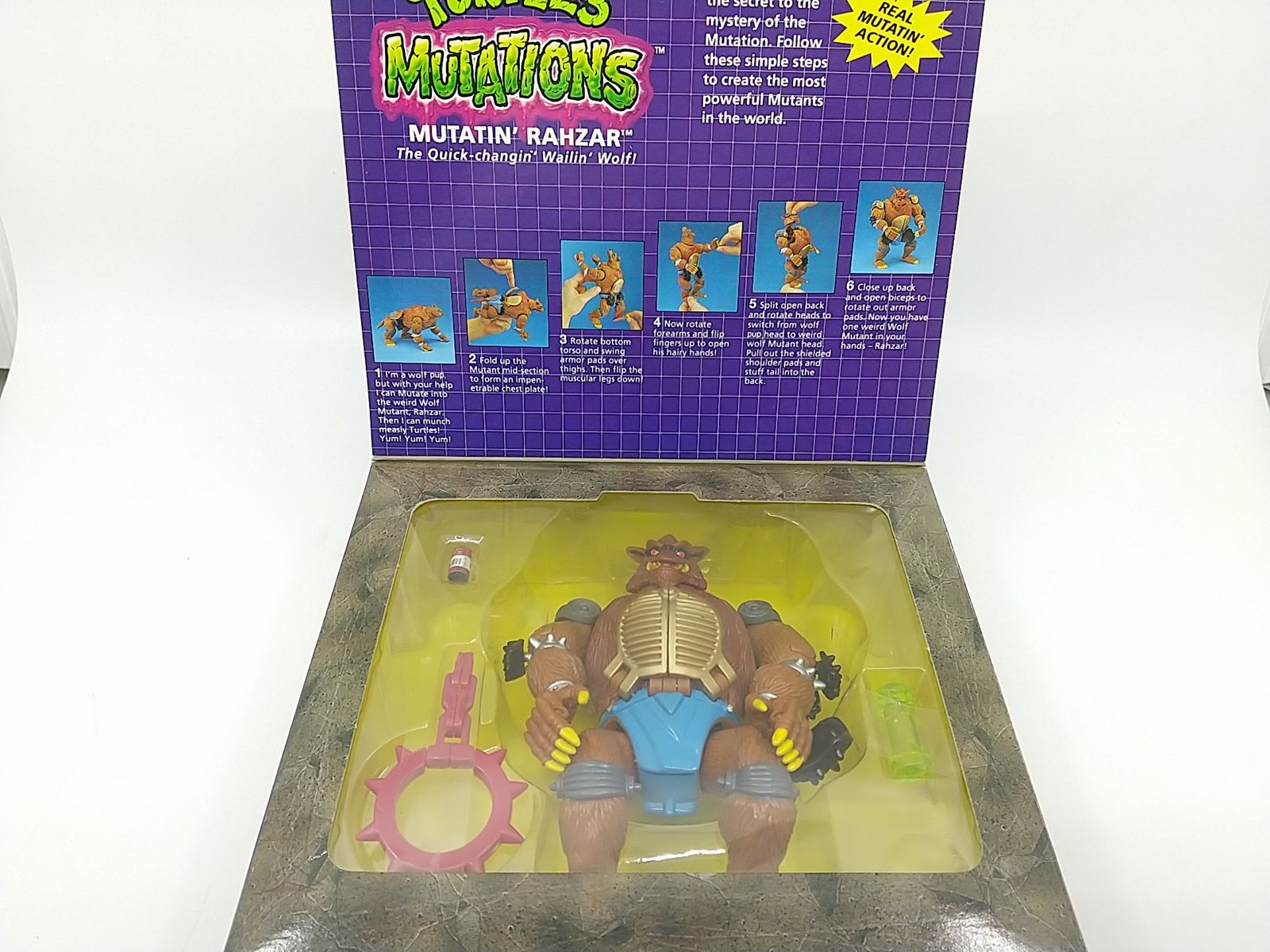 タートルズ　Mutatin' Rahzar Teenage Mutant Ninja Turtles TMNT 1993 Mutations Mutatin