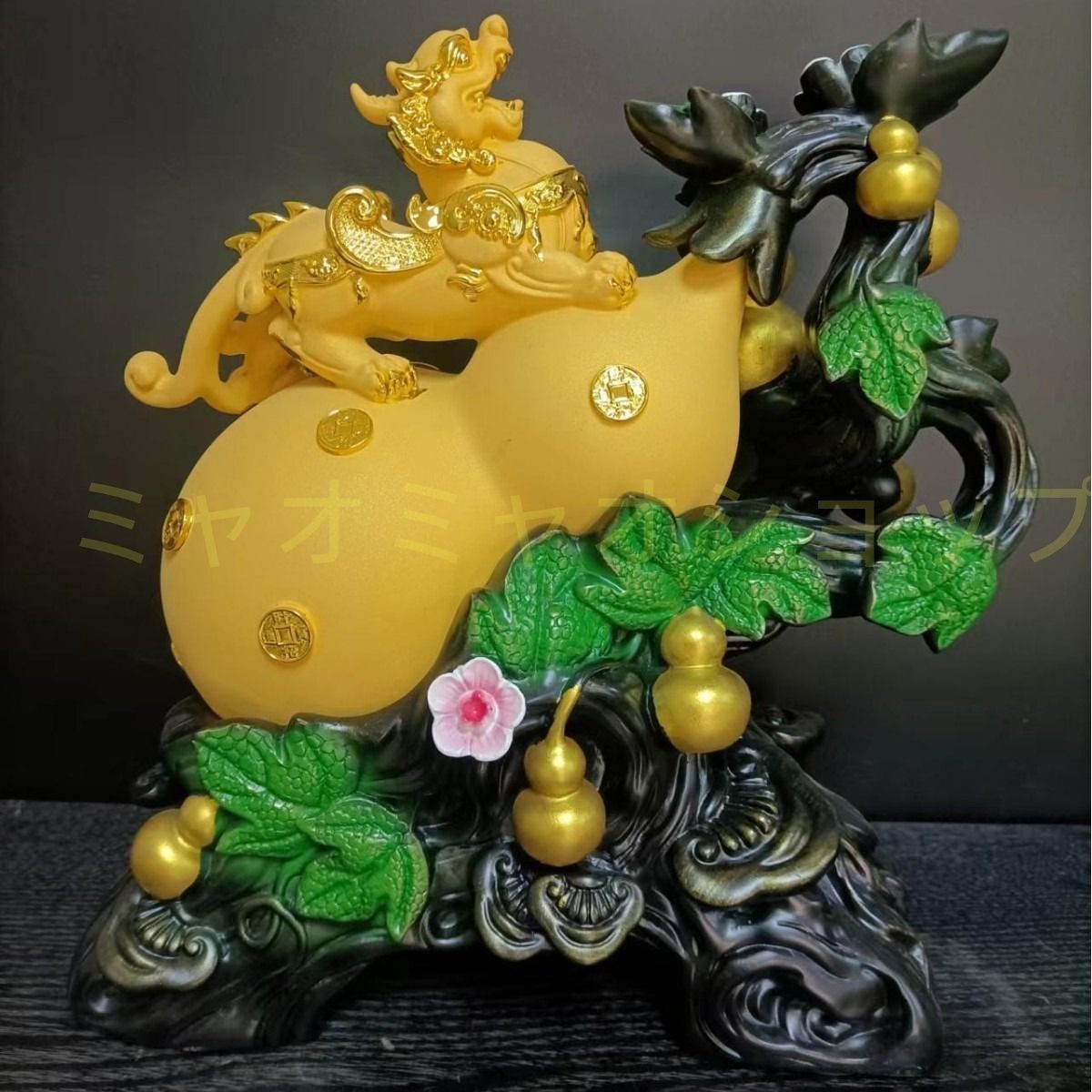 瓢箪 オブジェ 置物 ひょうたん 縁起物 家内安全 贈り物 財運 金運 運気 風水 開運 健康運 出世運 家庭運 インテリア 玄関 リビング NEXPOTALLINN_EU