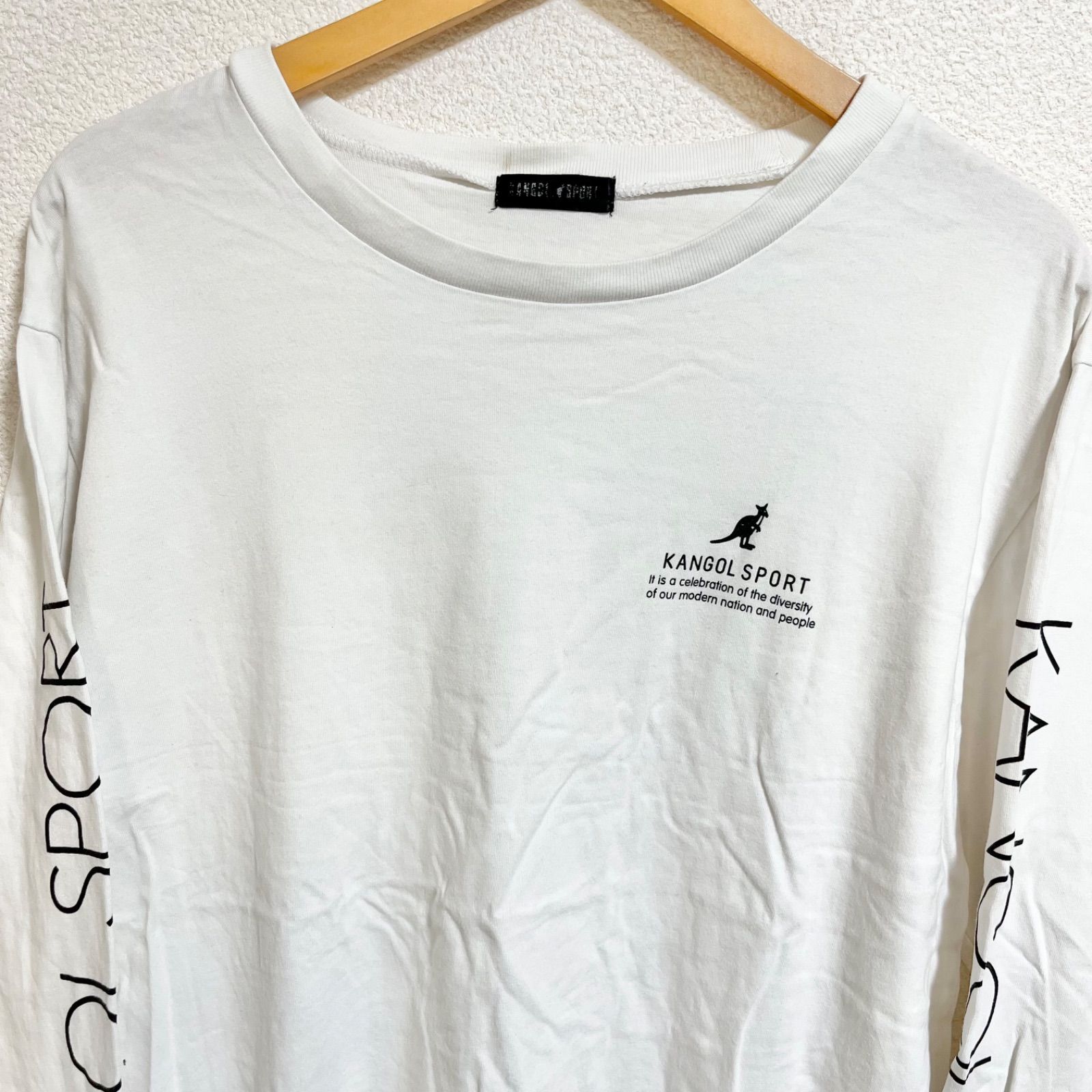 w^)b KANGOL SPORT カンゴールスポーツ 長袖Tシャツ 長袖トップス 長袖