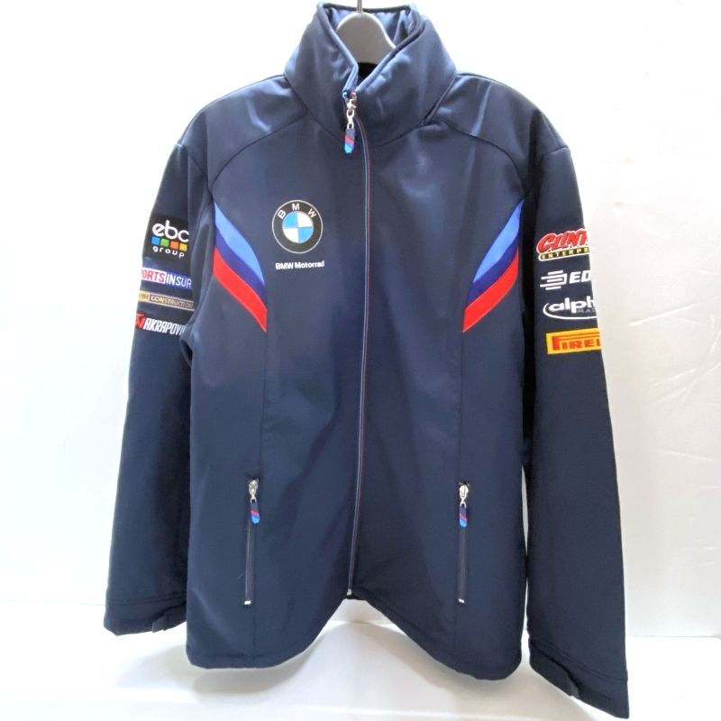 03w13320 BMW Motorrad WorldSBK Team Softshell Jacket ネイビー サイズXL メンズ ソフト ...