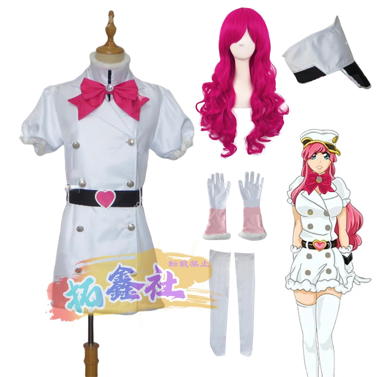 コスプレ衣装 ミニーニャ 制服 ウィッグ|帽子|手袋付き BLEACH 星十字騎士団 Meninas Cosplay 制服 アニメ イベント パーティー