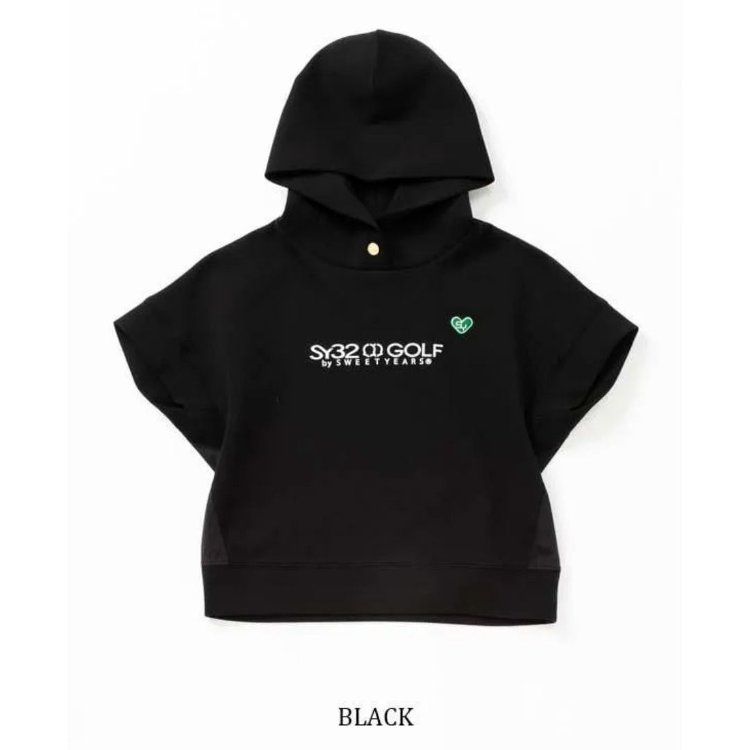 SY32 ゴルフ パーカー 半袖 レディースウェア おしゃれ ブランド かわいい SYG-25A8-02 お取り寄せ