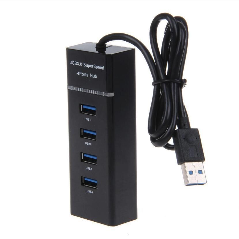 USB3.0 to 4ポート USB3.0 ハブ アダプタ 30cm USB3.0 TYPE A TO 4USB3.0 HUB 給電、高速データ転送対応For  MacBook、Mac Pro/mini、iMacなどノートブックに対応（黒、白）2カラー選択 - メルカリ
