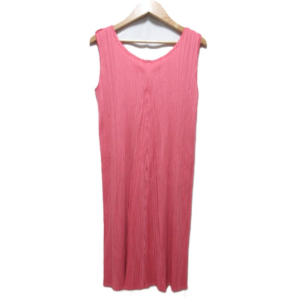 PLEATS PLEASE プリーツ　サルエルパンツ　薄赤色 PLEATS PLEASE ISSEY MIYAKE プリーツプリーズイッセイミヤケ