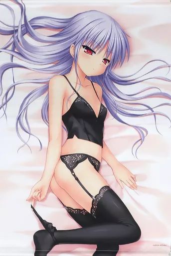 なでなでB2タペストリー 立華かなで Angel Beats! 赤目天使