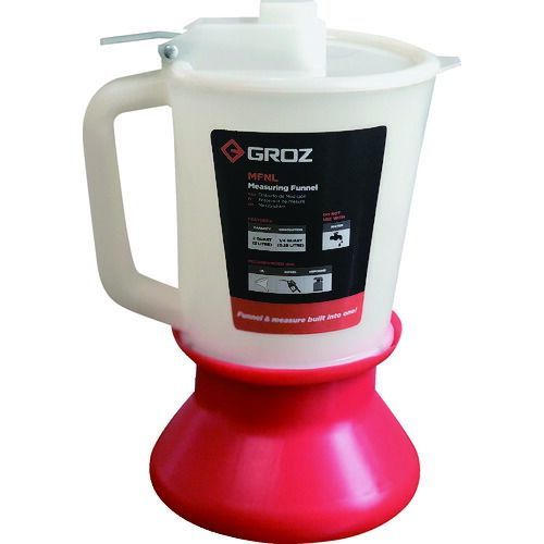ＧＲＯＺ 測り付漏斗 オイラー ベース ダストキャップ付き