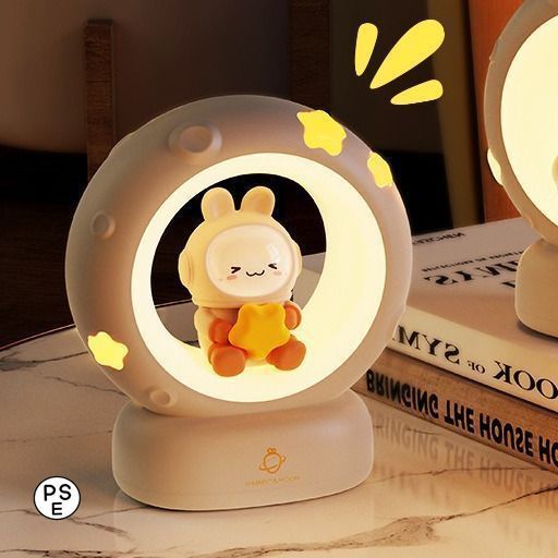 LED タッチライト ウサギ ナイトライト テーブルランプ 卓上 明るさ調節 USB充電 寝室 ベッドサイドランプ 照明 コンパクト おしゃれ かわいい うさぎ 癒し 子供部屋 授乳ライト 常夜灯 プレゼ
