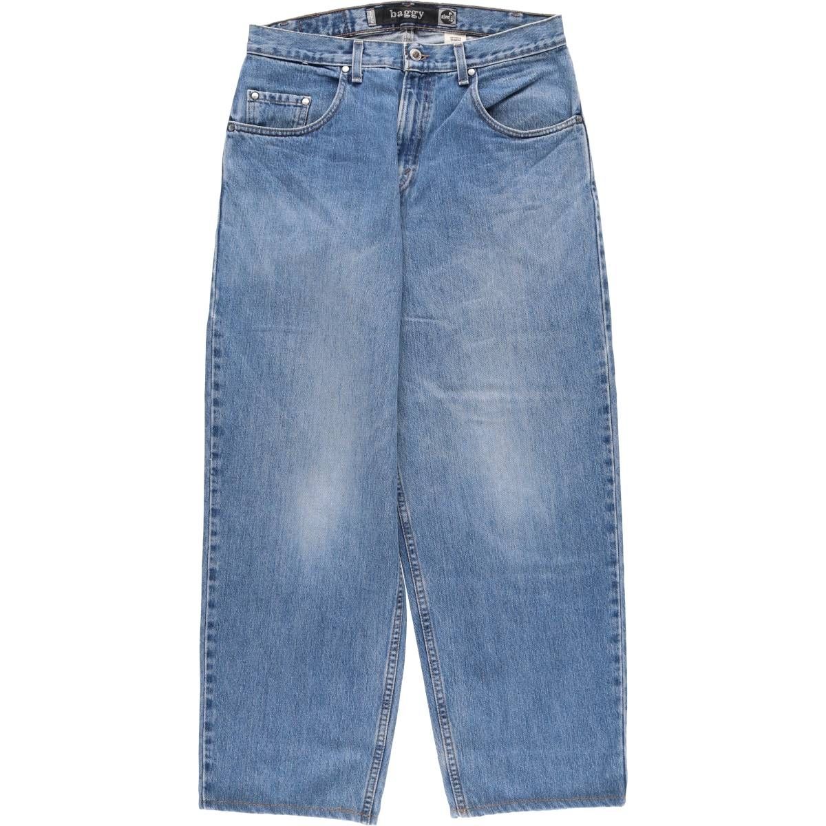 古着 90年代 リーバイス Levi s SILVER TAB シルバータブ BAGGY バギー テーパードデニムパンツ メンズw32相当|evb029160