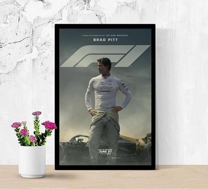 エフワン ポスター 映画 ブラッド・ピット主演「F1 エフワン」胸熱ドラマが詰まった新