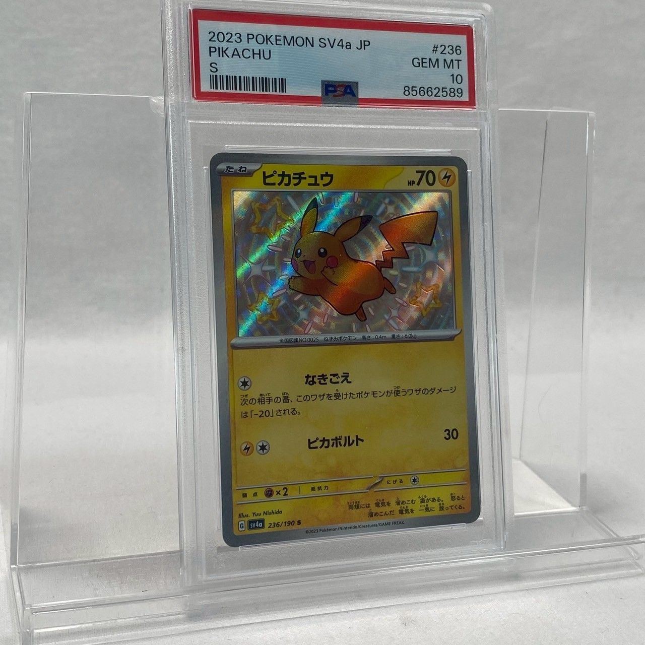 PSA10 ピカチュウ S 色違い シャイニートレジャーex