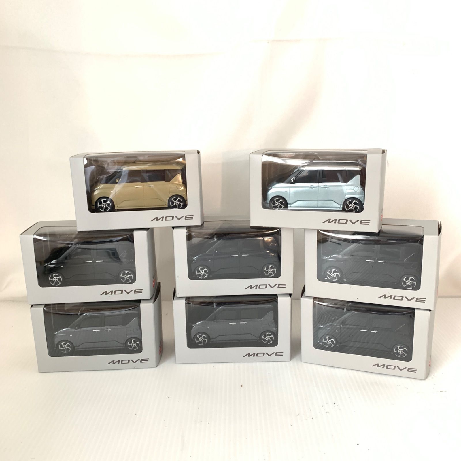 ダイハツ 新型ムーヴ プルバックカー8点セット M71016-17