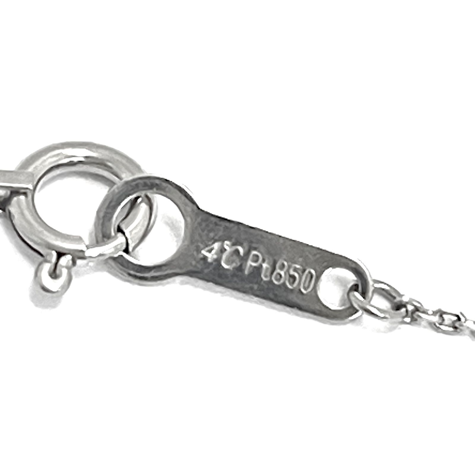 定価10万円 現行品 4℃ ヨンドシー Pt950/850 ダイヤ ネックレス 楽天市場】4℃【ヨンドシー】PT850 ダイヤモンドクロスネックレス