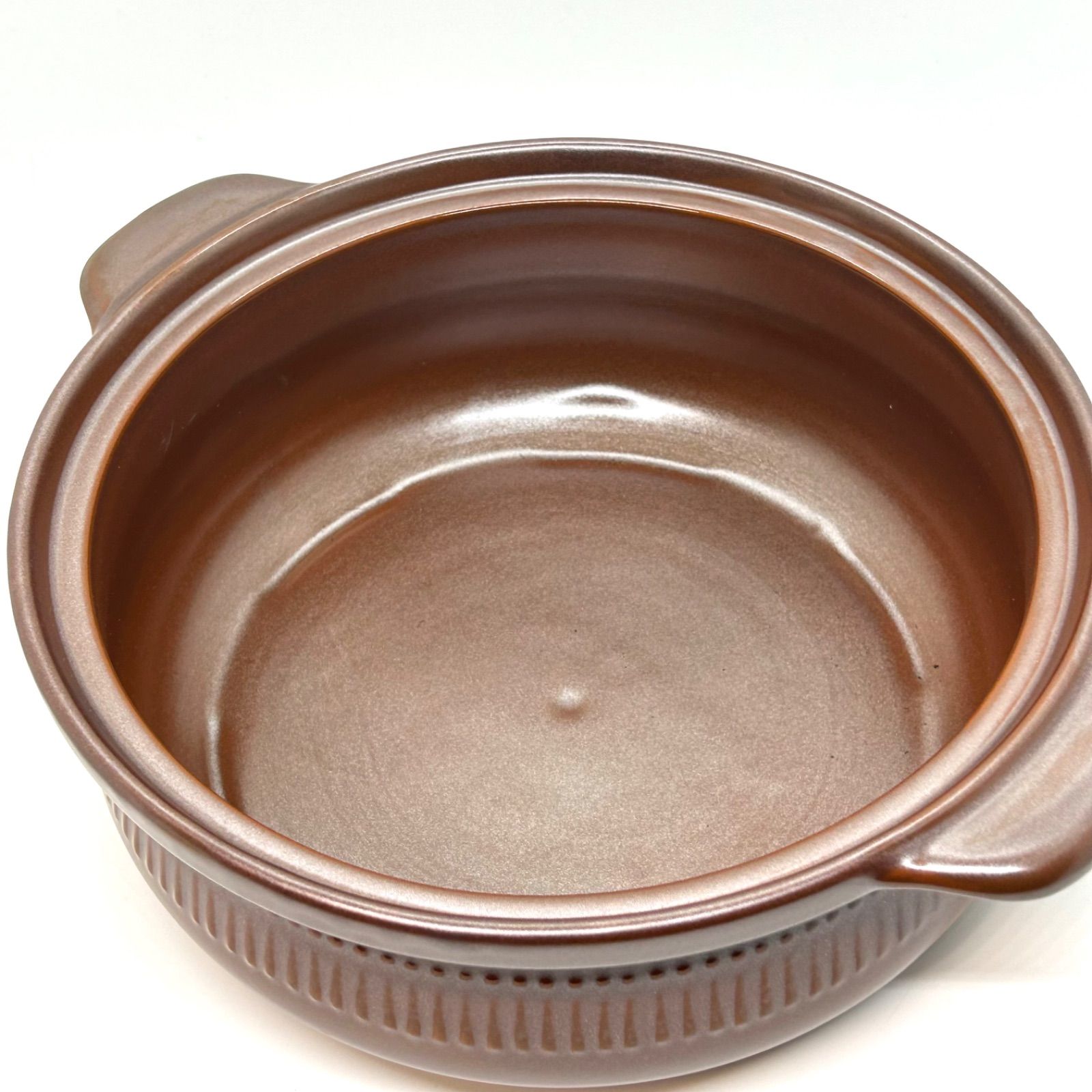 未使用】ウィルセラム 両手鍋 遠赤外線超耐熱セラミック ウイルセラム