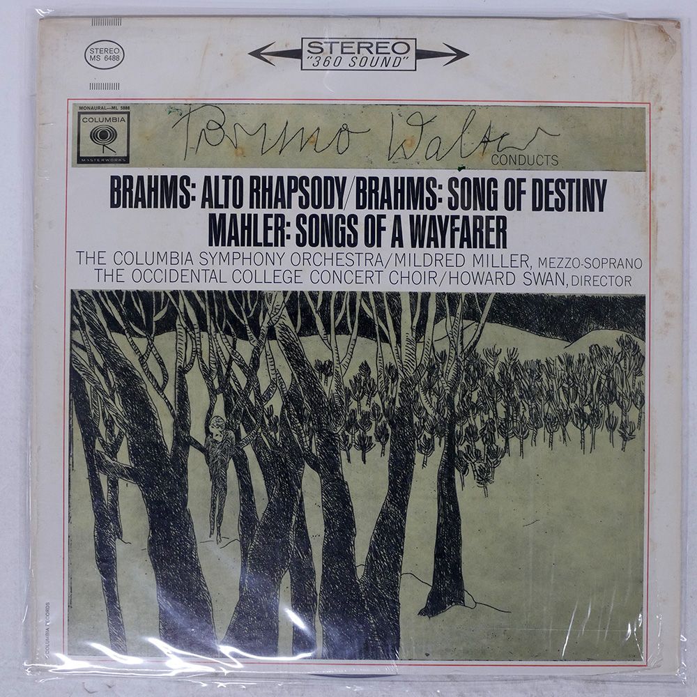 US盤 ブルーノワルター/ALTO RHAPSODY / SONG OF DESTINY