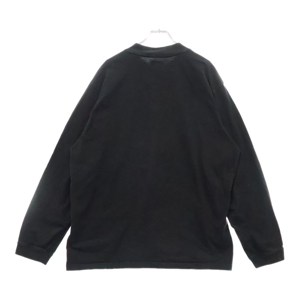 Tee モックネック長袖Tシャツ
