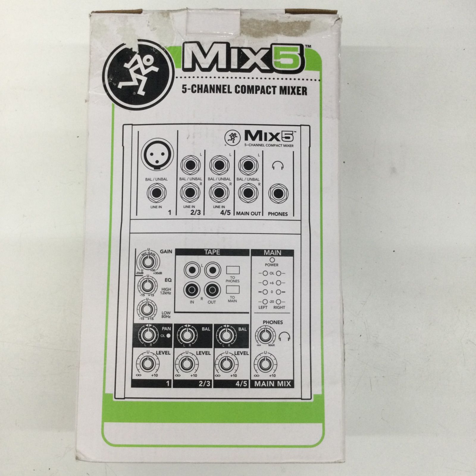 Mackie Mix5 5チャンネルミキサー 元箱あり MACKIE MIX5 5チャンネル コンパクト ミキサー マッキー | 島村