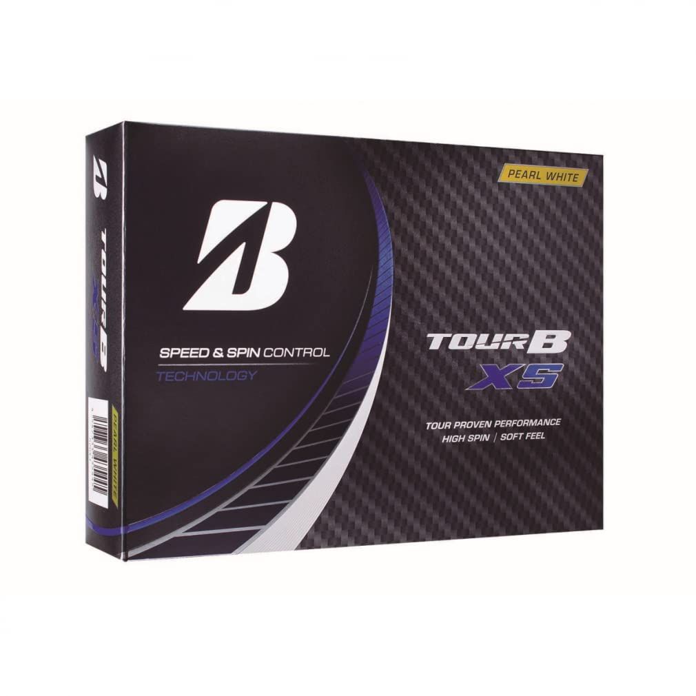 ブリヂストン(BRIDGESTONE) ゴルフ 1ダース(12球入) 公認球 22TOUR B XS パールホワイト 