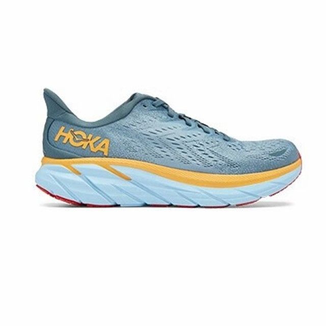 ホカオネオネ CLIFTON 8 WIDE クリフトン 8 ワイド 1121374 メンズ ランニング ランニングシューズ D : グリーンXイエロー  HOKA ONE ONE