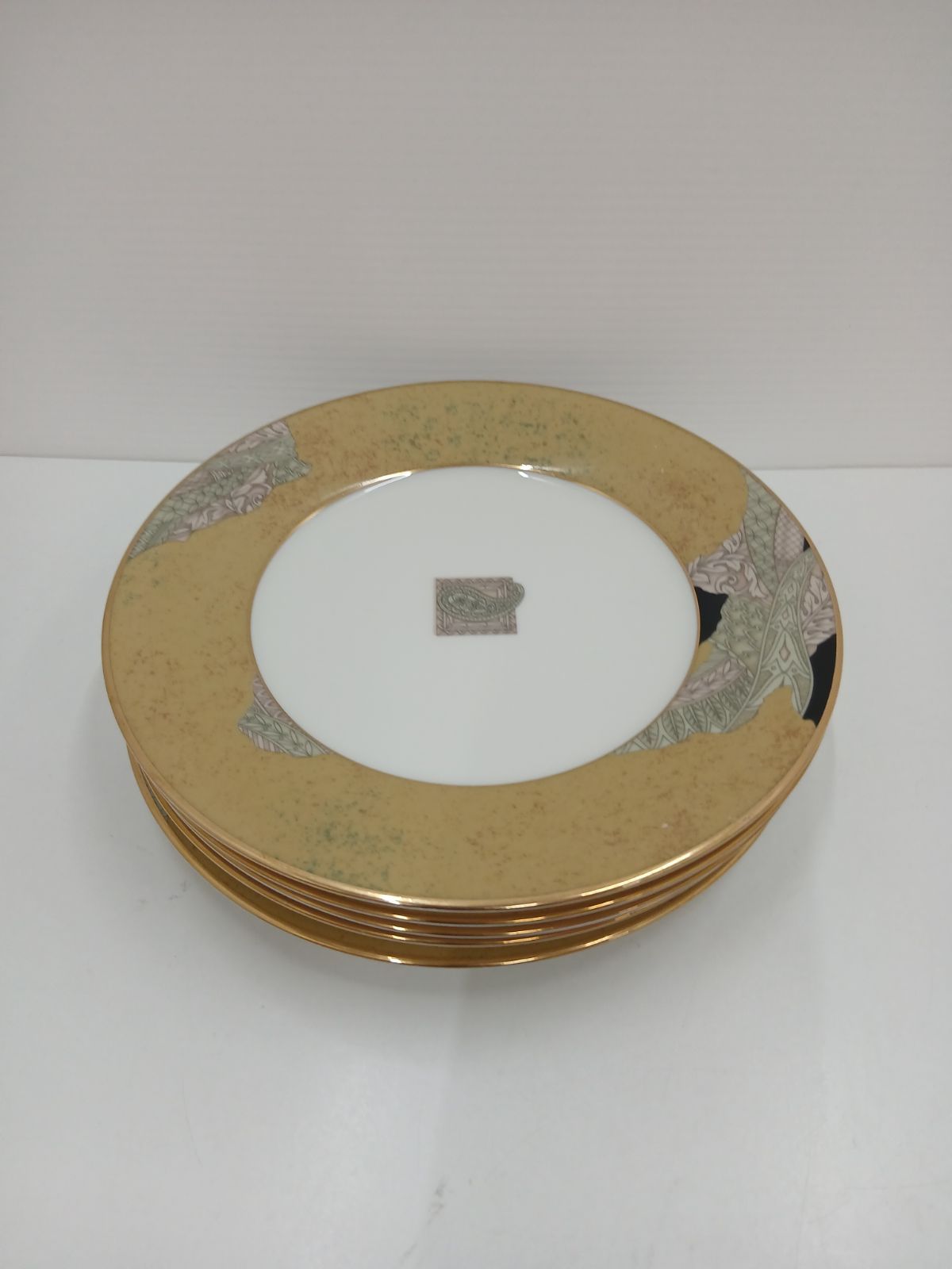 ノリタケ グランドビジョン GRAND VISION 中プレート 5枚セット 21cm　廃盤 皿 まとめてまとめ売り 合わせて ☆ PayPay(ペイペイ)決済可能 ☆ 札幌市 豊平区 平岸 ノリタケ グランドビジョン GRAND VISION 中プレート 5枚セット 21cm