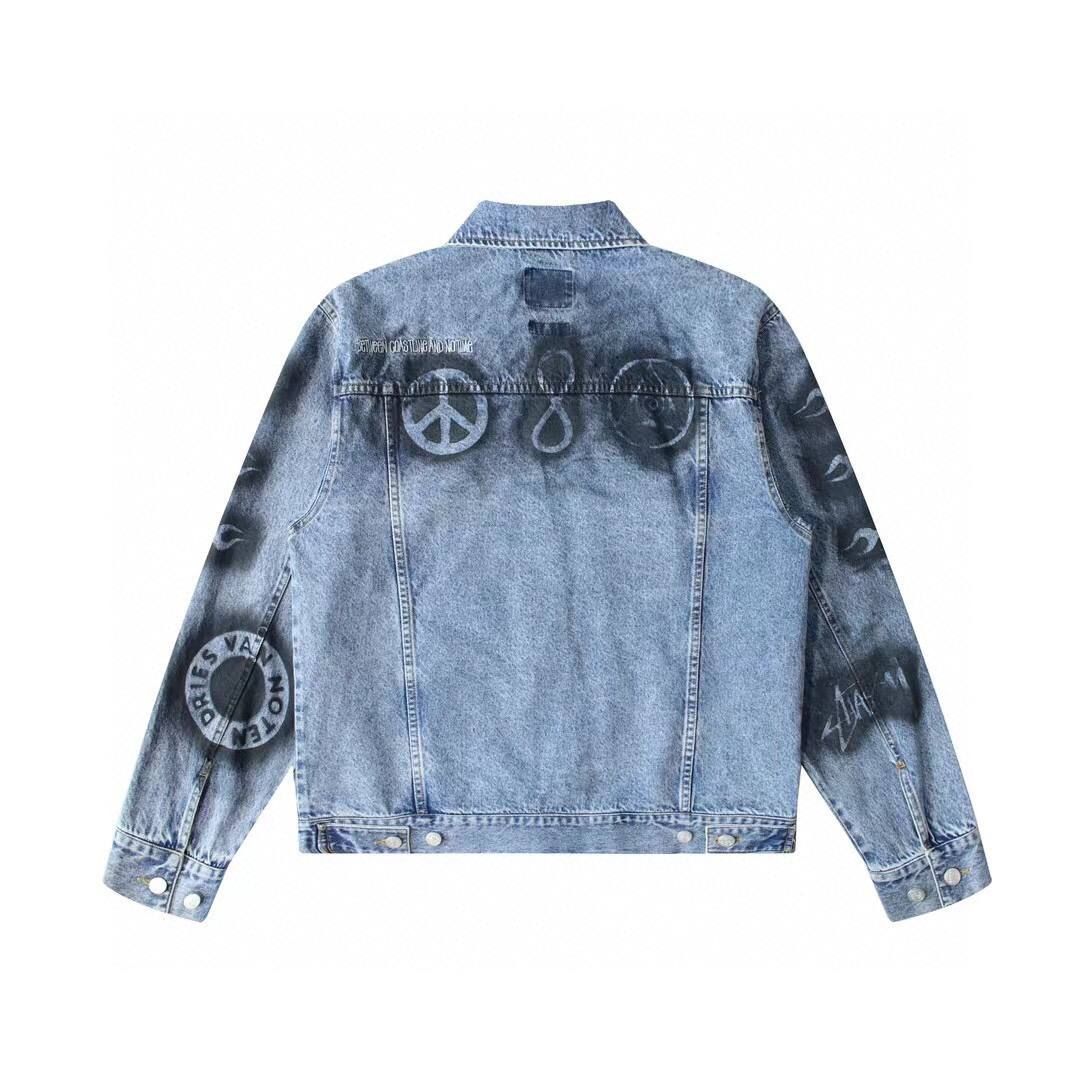 未使用 STUSSY × DRIES VAN NOTEN DENIM JACKET メンズ