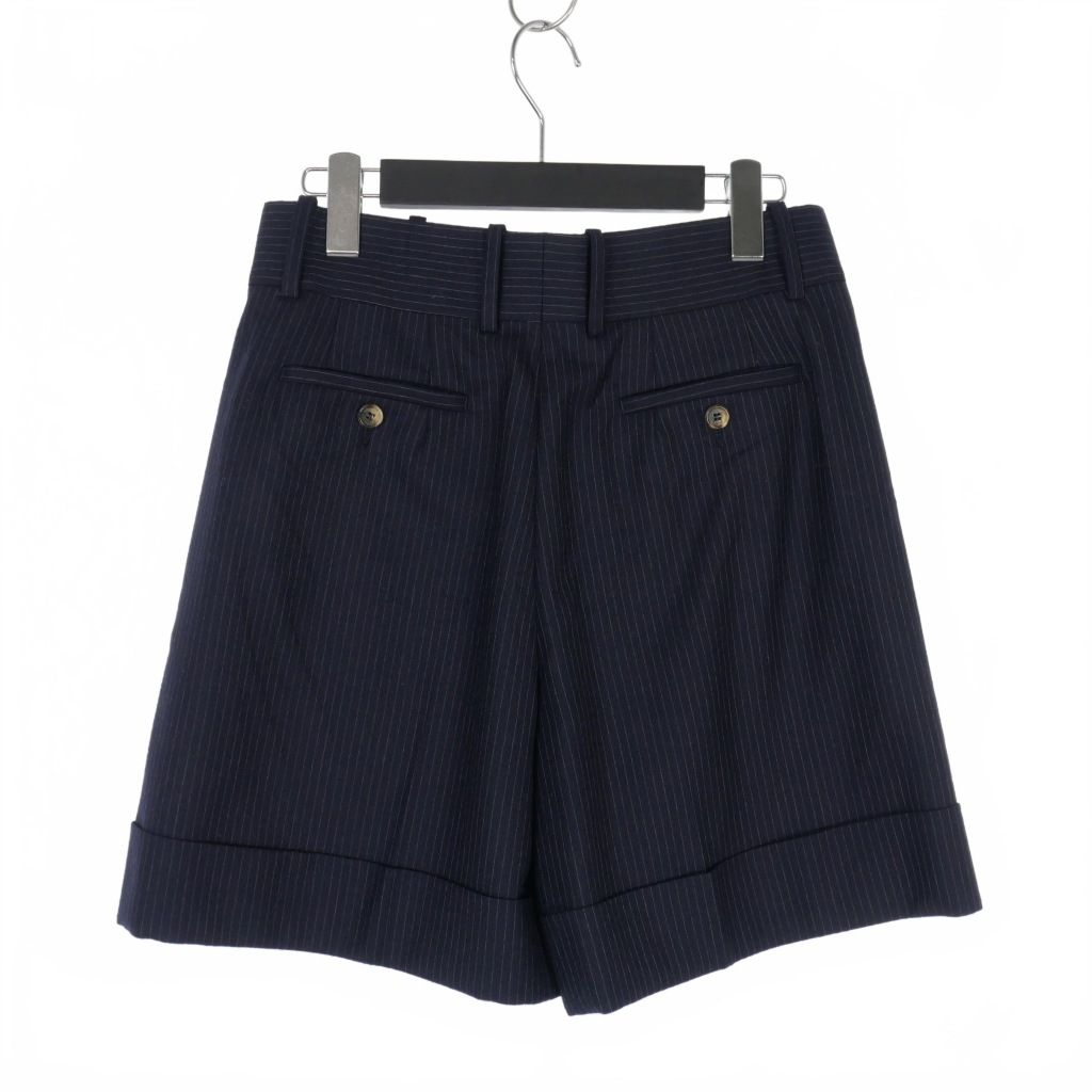 セリーヌ フィービー期 シルク ハーフパンツ黒 38 タグ付き 2025年最新