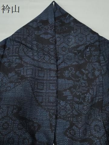 平和屋着物○結城紬 色無地 濃鼠色 正絹 逸品 未使用 CAAS7047yc