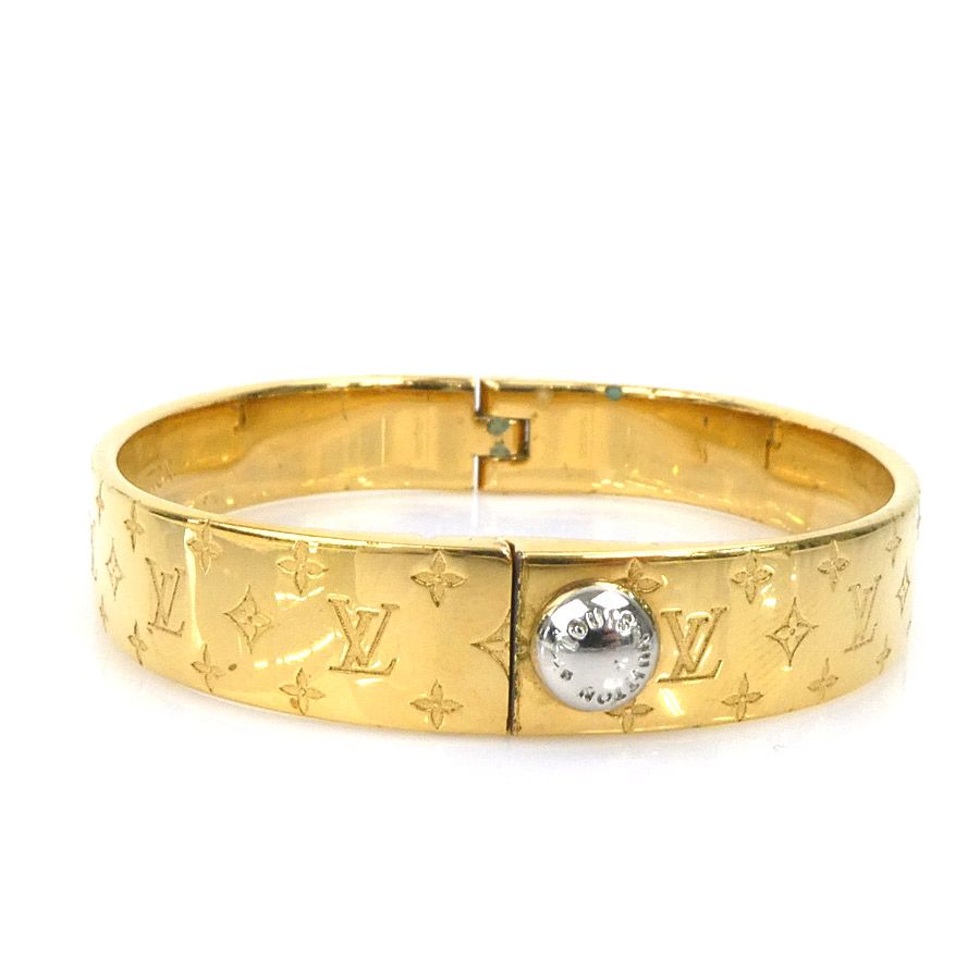 【Louis Vuitton】ルイヴィトン カフナノグラム バングル 楽天市場】LOUIS VUITTON ルイ ヴィトン カフ ナノグラム バングル