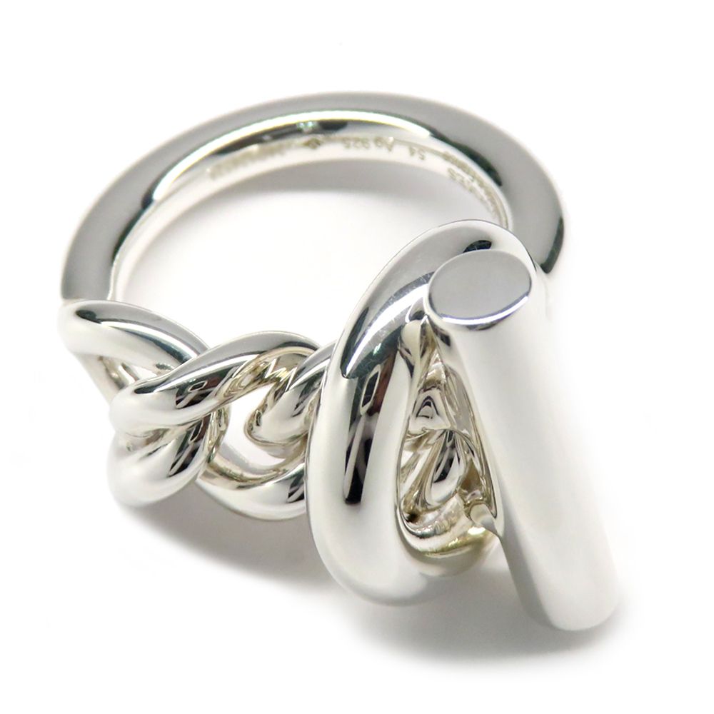 リング54号クロワゼットGMシルバー指輪アンシェネエルメス14号シェーヌダンクル リング54号クロワゼットGMシルバー指輪アンシェネエルメス14号