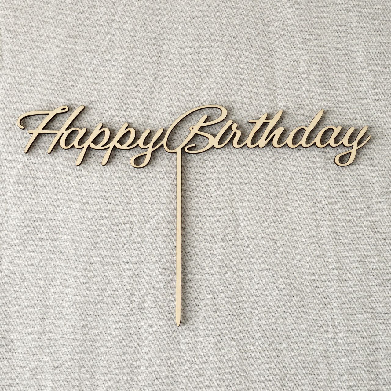 ケーキトッパー Happy Birthday ハッピーバースデー 英語 誕生日