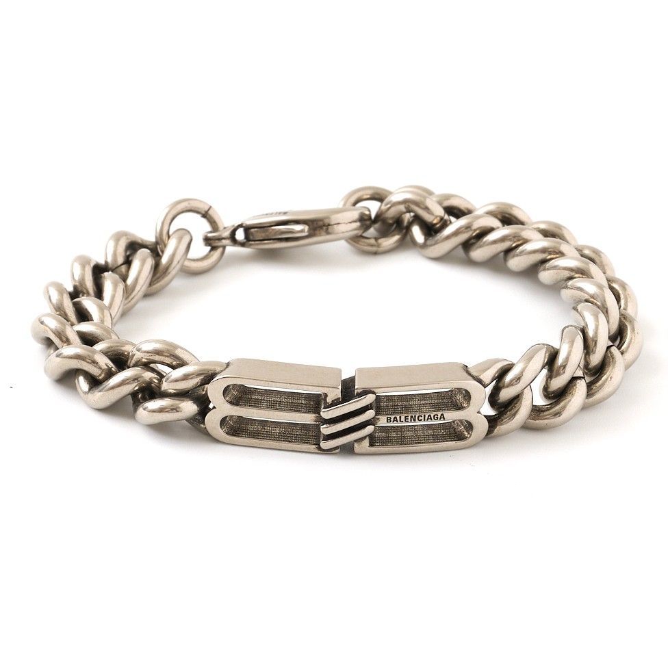 サンローランブレスレットバングルダブカフシルバー サンローラン