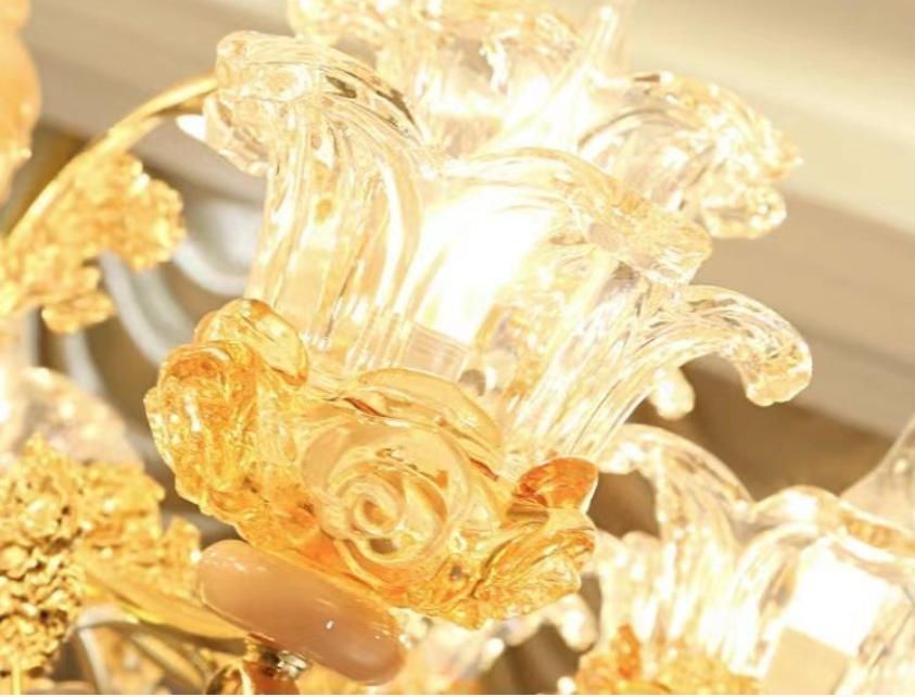 製品 シャンデリア 応接間 水晶ライト お部屋 レストラン おしゃれ 照明器具 欧米風 6灯