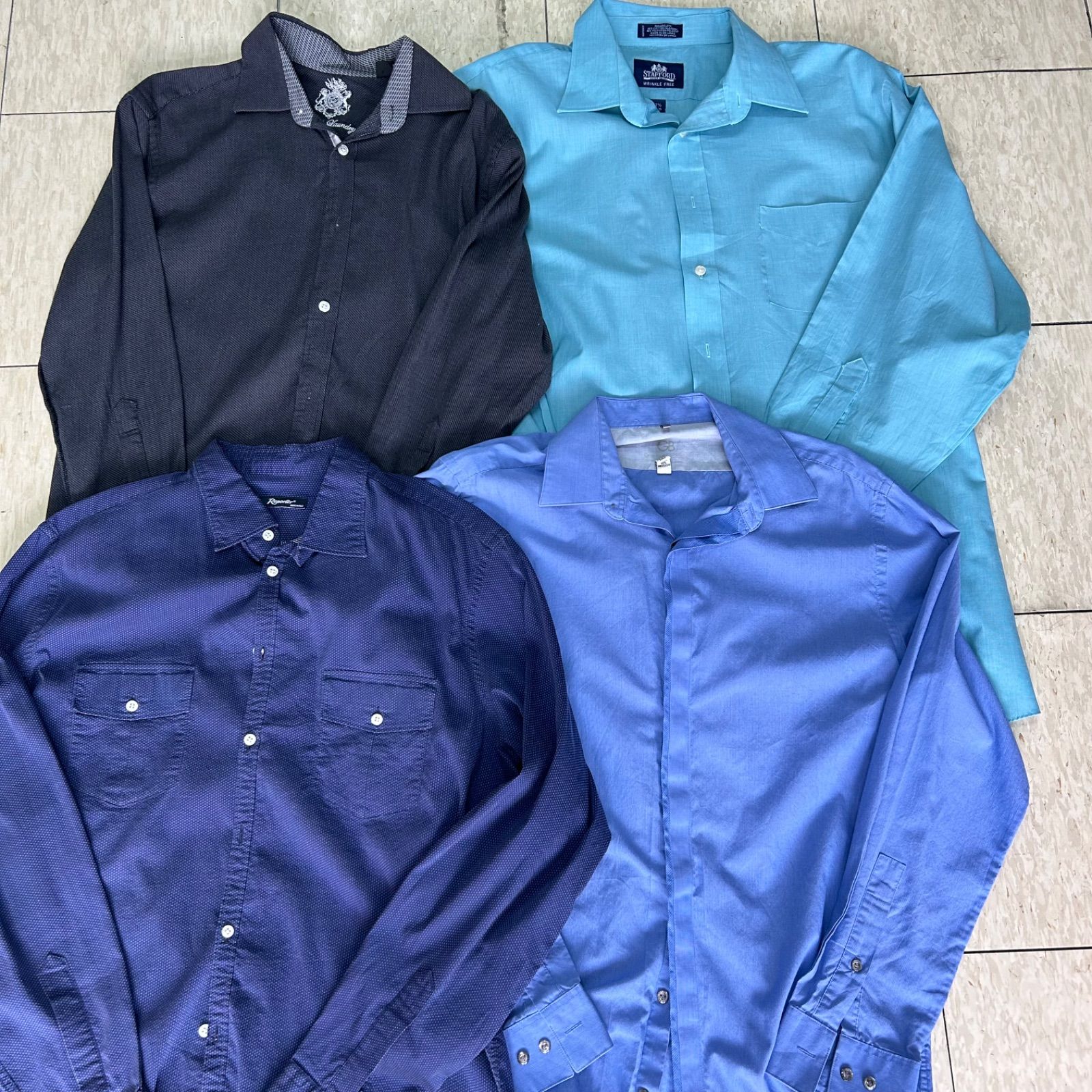 ※たけちゃん　THE NORTH FACE キッズブーツ 黒 18.0cm 40枚セット まとめ売り 長袖シャツ 輸入古着 1枚当たり160円