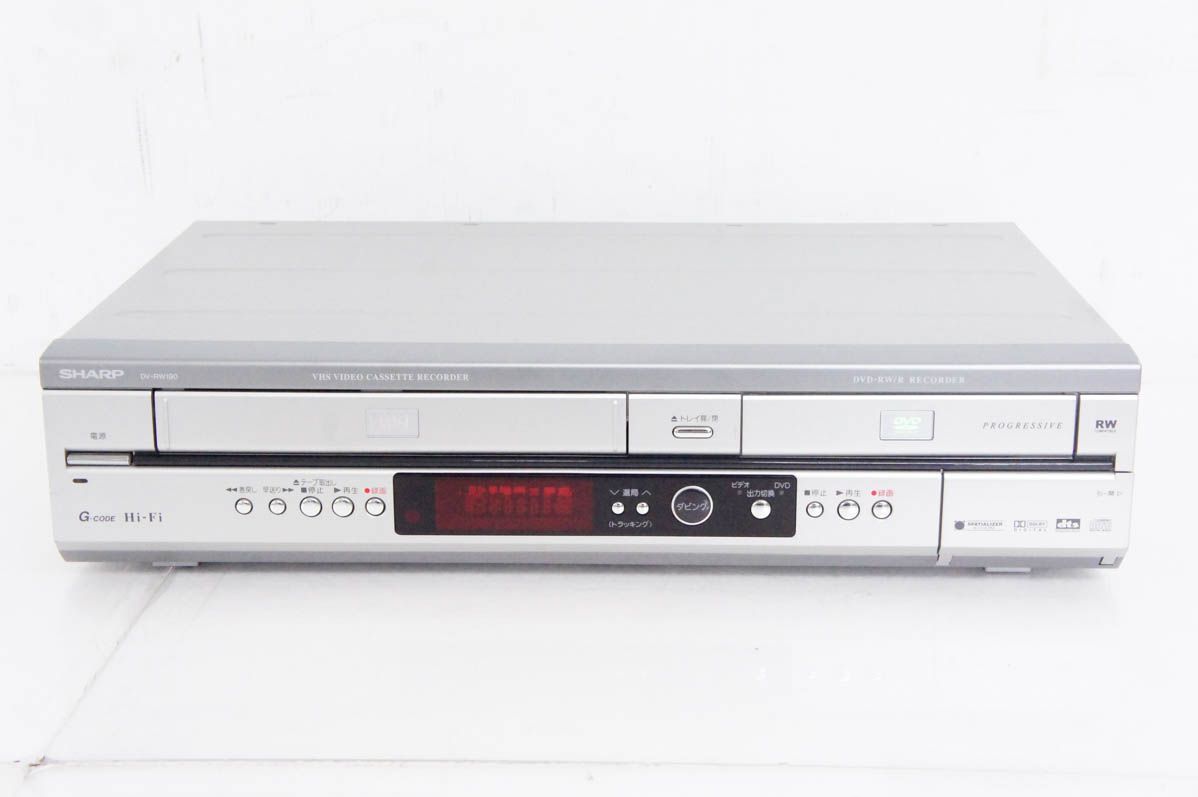 SHARP VHS からDVD ダビング可能デジタルハイビジョン レコーダー