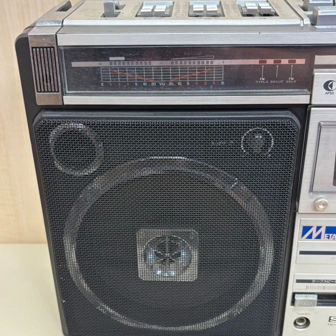 鈴*木様 14AA2285 SHARP シャープ ラジカセ GF-508SB 昭