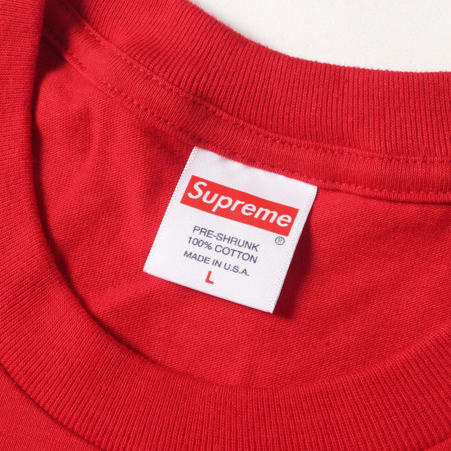 新品】Supreme シュプリーム Tシャツ レッド サイズ:L | 23AW  