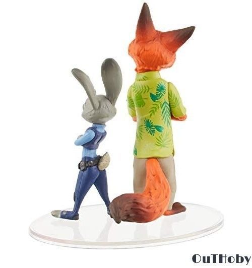 ディズニーストア ズートピア 5周年 ジュディ ニック フィギュア